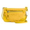 Rhyder Pochette 22 Pebble Leather And Shearling Crossbody Bag Small Women Bags Yellow 36490-SVBAN