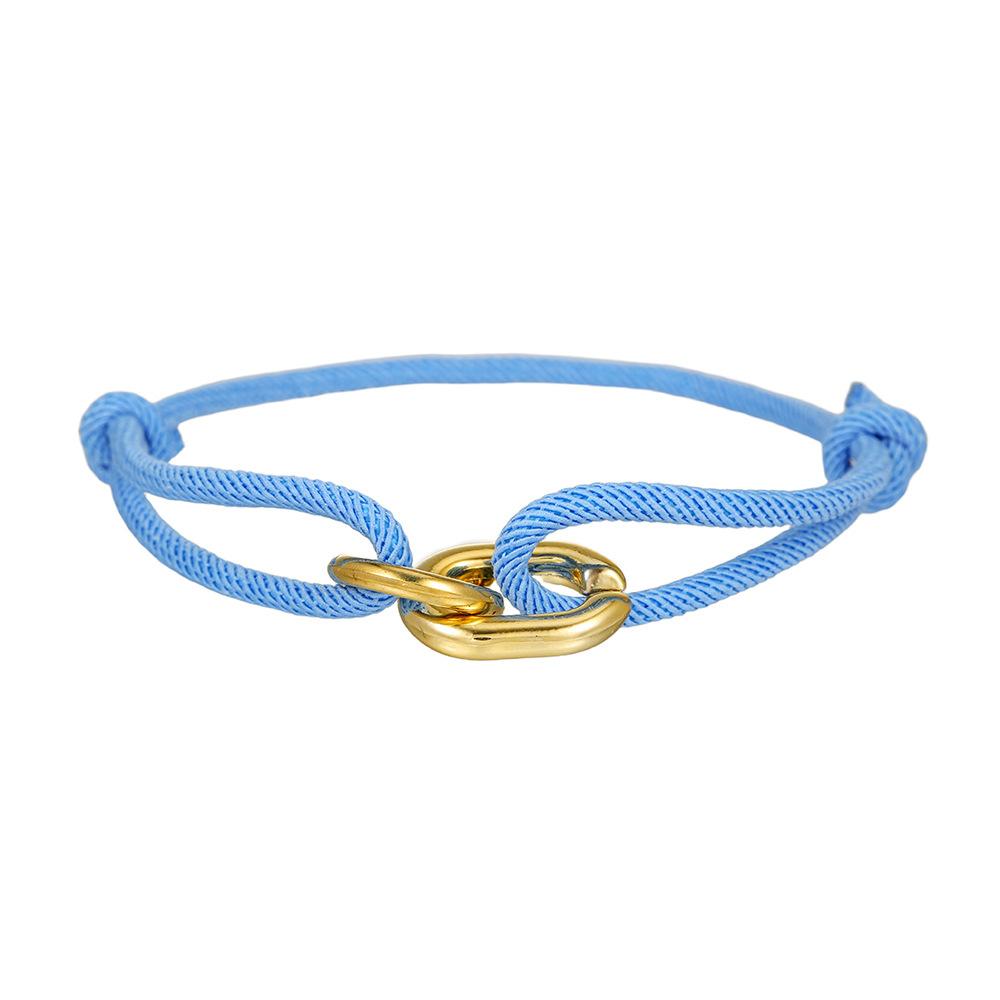 Summer Niche Adjustable Milan Rope Bracelet Men s Trendy Personality Cross CCB Bracelet Men s Jewelry