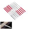 BOOHUQICH Diamond Files, Precision File Rods, Extra Fine, for DIY Polishing, Metal, Wood, and Ironwork, 3x140mm, Set of 10