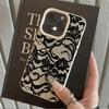 Sexy Lace Pattern Phone Case For IPhone 17 17Air 16 15 14 Plus 13 12 11 17 Pro Max 16 Plus Silicone Bumper Cover Case Funda
