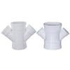 PVC Drainage Pipe 50x50mm Oblique Four-Way Connector
