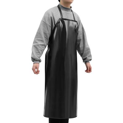 Heavy Duty Waterproof PVC Apron Industrial Quality White 110x80cm Halter Neck Kitchen Cleaning Carpentry Protective Apron