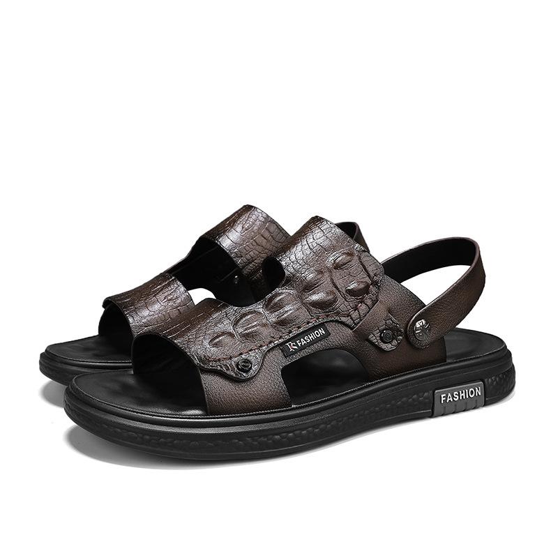 Sandals men's spring new versatile casual retro sandals high value outdoor non-slip wear-resistant versatile men's slippers
