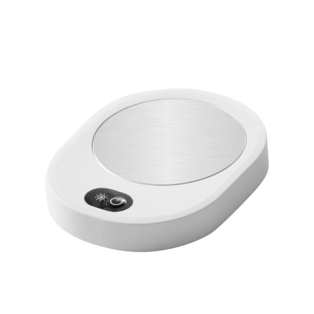 Energy Saving Thermostatic Coaster Oval Shaped Electric Heating Cup Pad Safe Cup Warmer  Dormitory