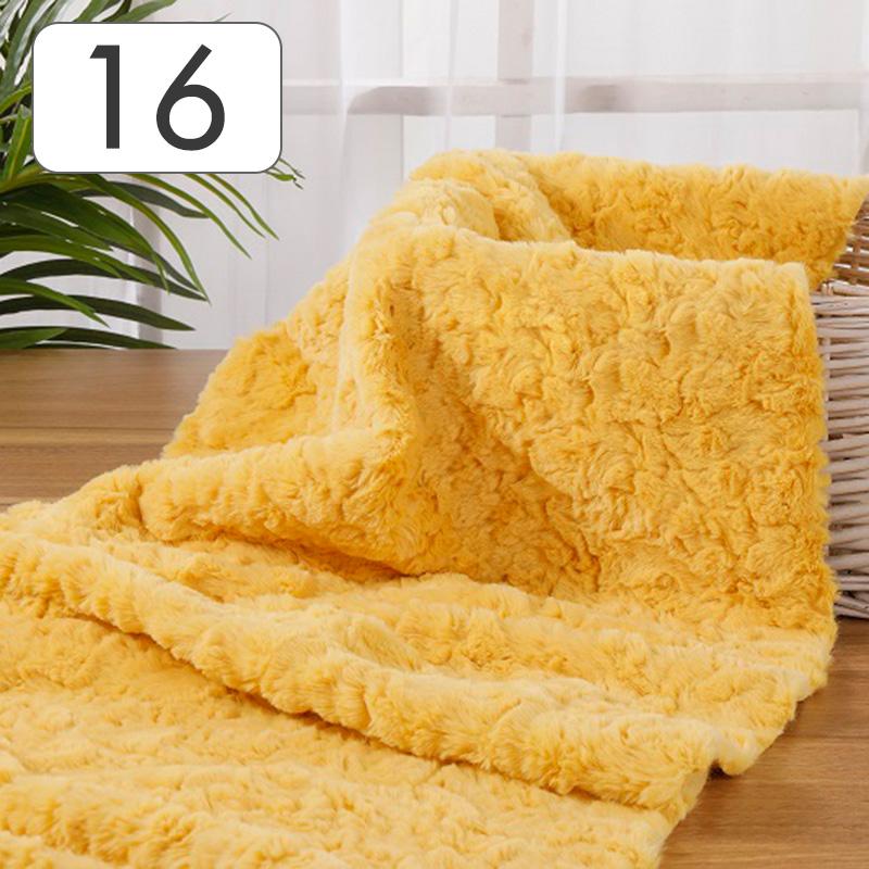 25x50cm Embossed Microfiber Plush Faux Fur Fabric Imitation Rabbit Fur Fabric For DIY Doll Garment Patchwork Sewing Material