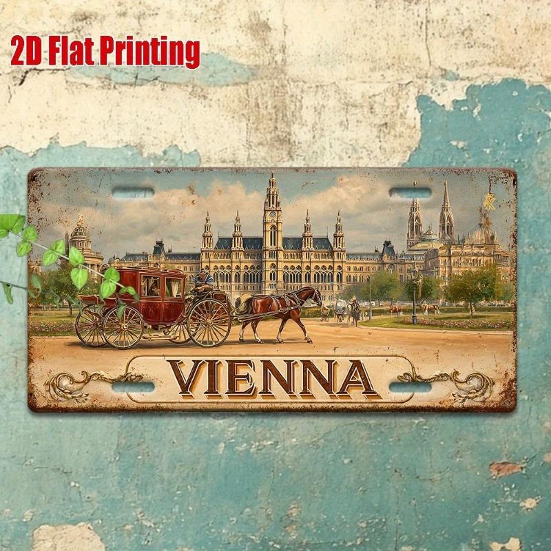 Metal Wall Sign Home Decor 15x30cm