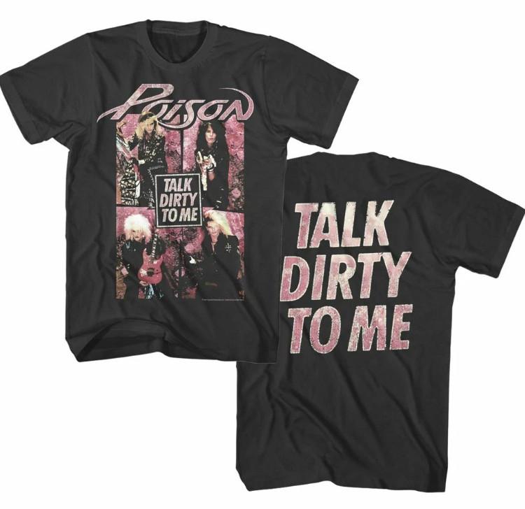 POISON 80s Retro T-Shirt 2 Sided Unisex T-Shirt M