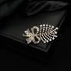 Gold & Diamond Vintage Butterfly Brooch - Versatile Women's Pin Jewelry