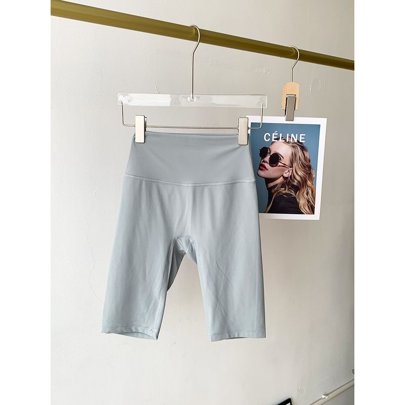 Lu Same Yoga Shorts Women's Summer New Free Size No Embarrassment Line Belly Contracting Hip Lifting Sport Workout Cropped Pants