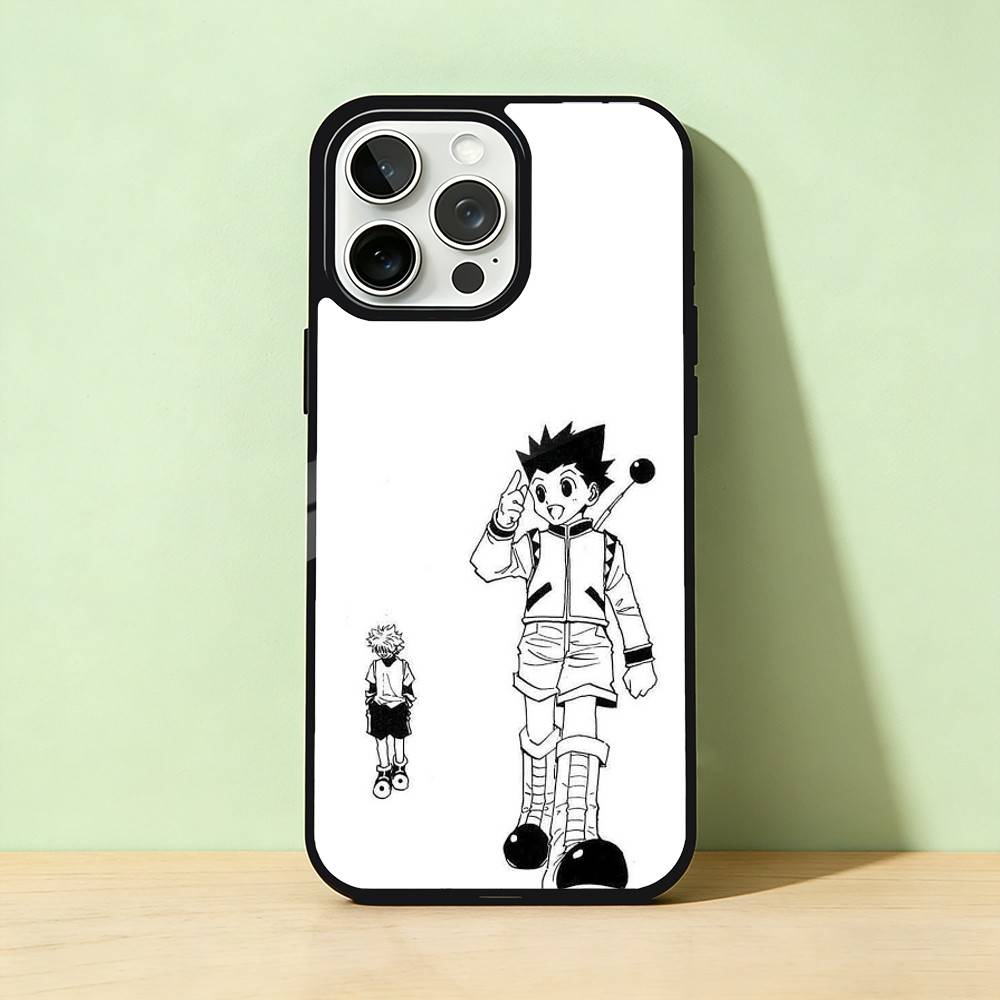 

AAA Г-Гон и К-Киллуа Чехол для телефона Серебристый корпус Для IPhone 17 16 15 14 13 12 11 Pro Max Plus iPhone15