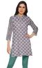 Moomaya Printed Side Slit Short Kurta Tunic For Women Summer Wear Ladies