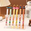 36 Pcs with Box Cute Capybara Push Neutral Pen Cartoon ST Signature Pen Student Writing Stationery 0.5mm Black Back To School Season