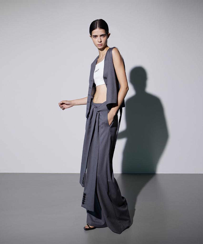 Meuameu Tie-Up Sleeve Pants