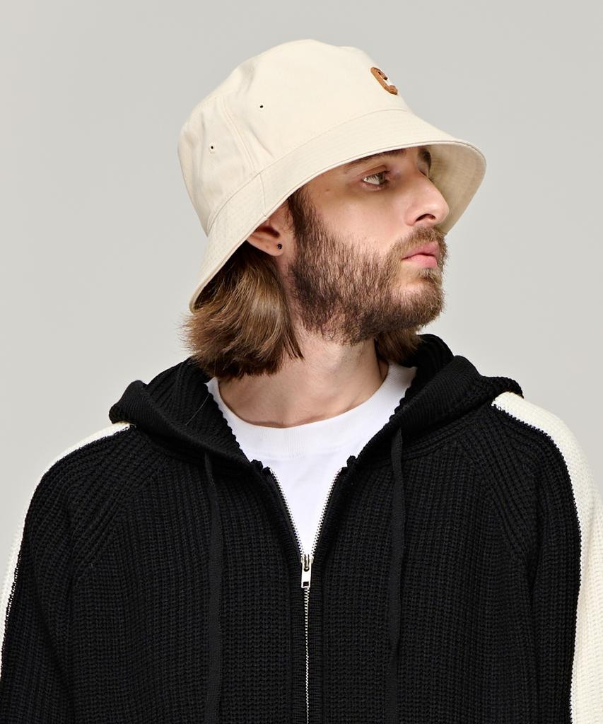 CARGOBROS Cb Logo Round Bucket Hat (Ivory)