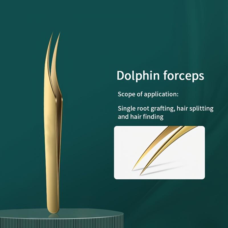 Eyelash Extension Tweezers Makeup Stainless Steel Eyelash 3D Accurate Clip Makeup Tools Nail Art Accessories