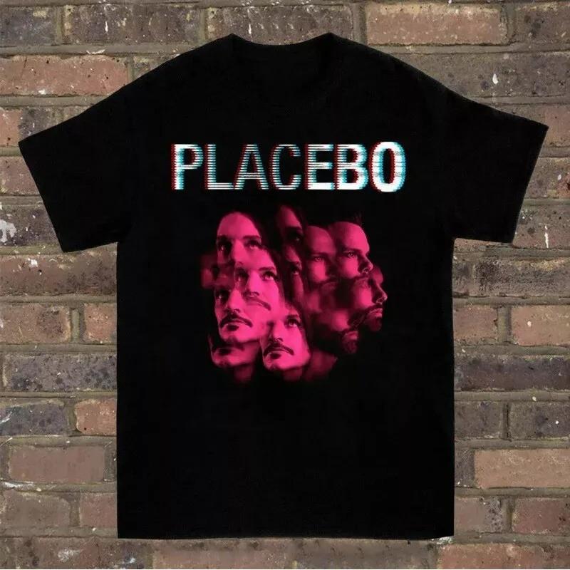 placebo band 2023 Футболка Хлопковая футболка Для мужчин Женщин S-234XL Унисекс Футболка XXXL