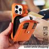Anti-theft RFID Zipper Card Holder Phone Case Compatible with Apple 15 Pro Max, Crossbody Protective Cover, Fingerprint-resistant