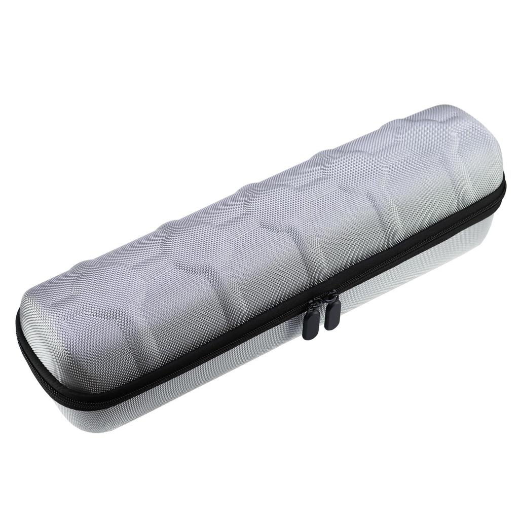 Juntan Watch Case 5 Slot Hard Watch Travel Watch Case, Watch Storage Soft Compressible Foam Pillow Black Men Women Nylon Watch Case Portable Silver