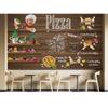 Pizza Wall Mural Restaurant Wallpaper For Fast Food Shop Pizza Posters Wallpaper 3d Pizza Mural