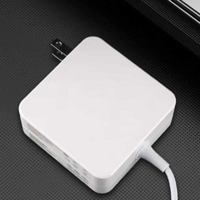 Large Power 65W Charger Adapter Line Wide Compatibility Portable Travel Charging Adapter Cable Cord White