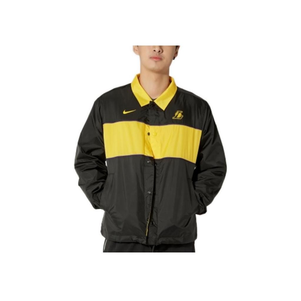 Nike Spliced Design Logo Embroidered Collar Jacket Men Jacket Black DR2338-010