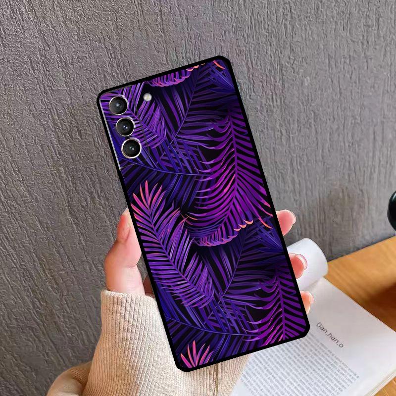 Purple Aesthetic Phone Case For Samsung Galaxy S24 S26 Ultra S20 S21 S22 S23 S25 Plus S10 S24 S25 FE Cover