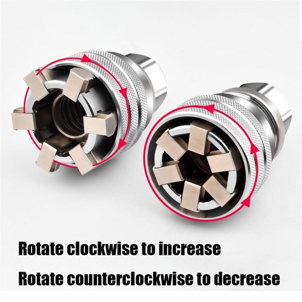 Universal Electric Wrench Sleeve Converter Fits Adjustable Inner Hexagonal Easy Installation For Standard 3/8-3/4'' 10 To 19mm