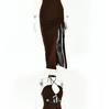 European Fashion Sleeveless High-Split Halter Neck Dress