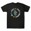 Syndrome Down Day Cotton Awareness World Shirt Socks Hand Graphic TShirt Black