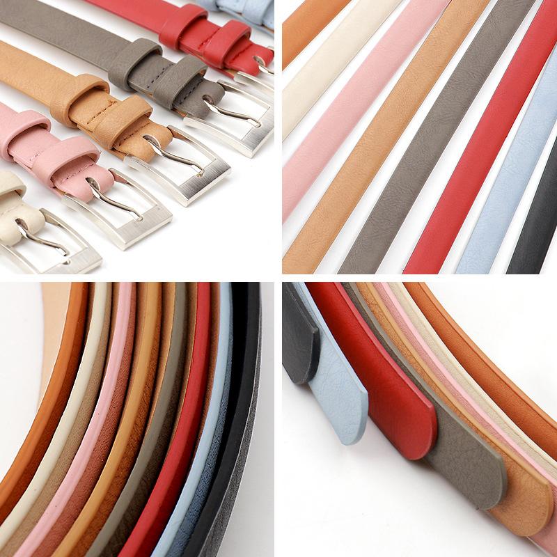 Belt Women'S Fashion Alloy Pin Buckle Women'S Belt Simple Casual Decoration Jeans Belt