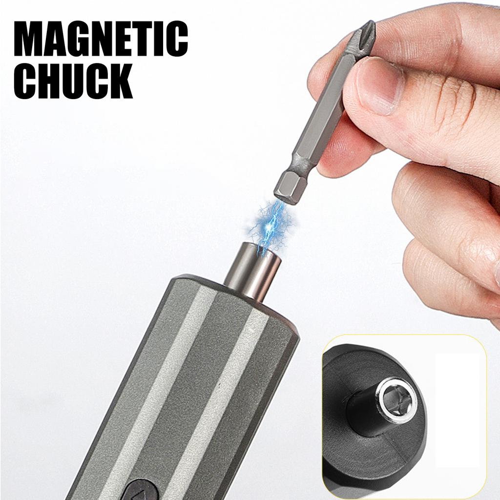 34 In 1 Cordless Electric Screwdriver Set 3Nm 3.7V Cordless with Steel Bit and 2000mAh Rechargeable Battery Type C Port