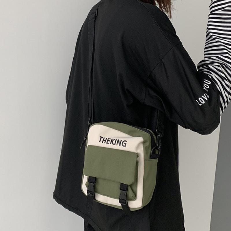 RLJJCS Korean Version of The New Canvas Bag Female Shoulder Bag Cute Handbag Canvas Low Carbon Green Bag Messenger Bag College Wind Student Canvas Bag Crossbody Bag Color : White RLJJCS Korean Version of The New Canvas Bag Female Shoulder Bag Cute Handbag Canvas Low Carbon Green Bag Messenger Bag College Wind Student Canvas Bag Crossbody Bag Color : White