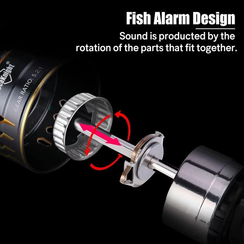 New Fishing Reel 2000-6000 Series Spinning Fishing Reel Stainless Steel Bearing Spinning Metal Fishing Reel Maximum 8KG Suitable for Sea Fishing Carp