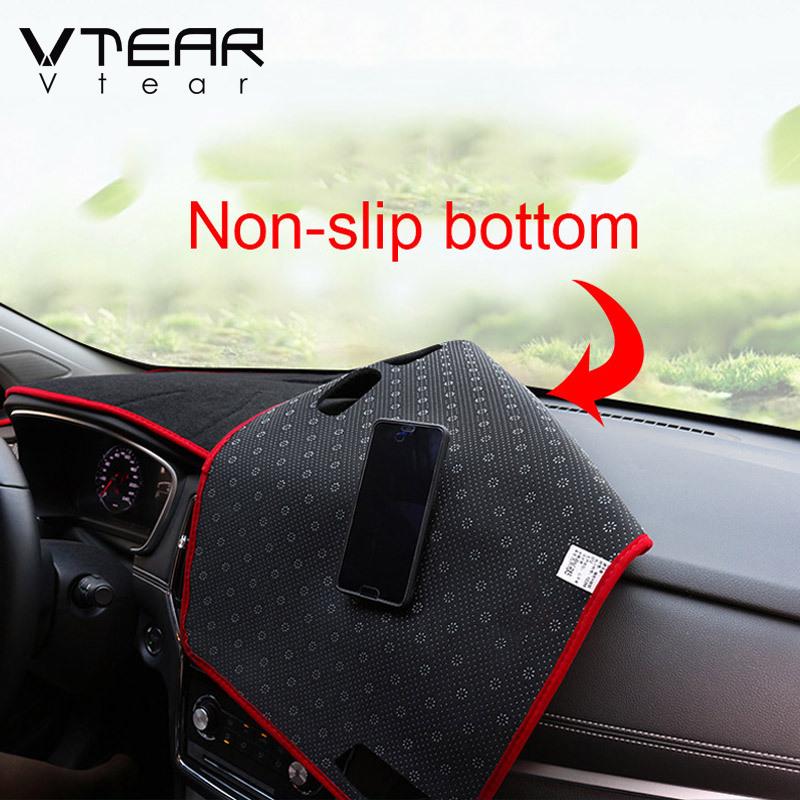 Vtear For Chery Tiggo 4 /Pro dashboard cover dust-proof pad interior Non-slip Dash mat styling decoration trim accessories parts