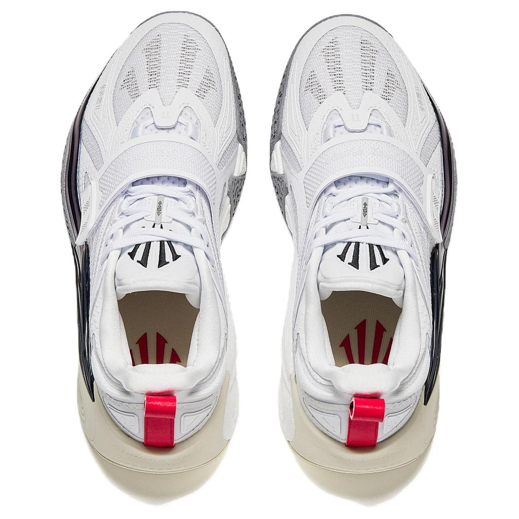 Anta KAI 1 Kyrie 1 Reeditare Tehnologie Nitrogen Pantofi de Baschet Profesionali Low Top Placă de Carbon Adidași Bărbați Alb Negru Roșu 112531110SF-5