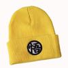 New Dragon Ball Anime Goku Three-dimensional Embroidered Cartoon Student Knit Hat, Unisex Woolen Beanie, Cold Weather Pullover hat5Color