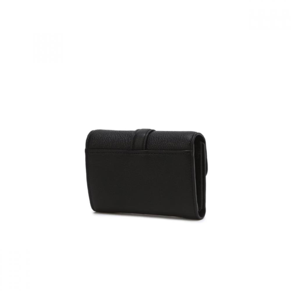 Daks Black D Decoration Leather Wallet Birkbeck Charlotte