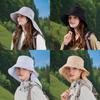 Summer Foldable Sun Hat With Wide Brim Sun Protection For Outdoor Activities