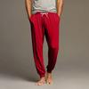 Men's Drawstring Pocket Cuffed Casual Pants Home Sleep Pants