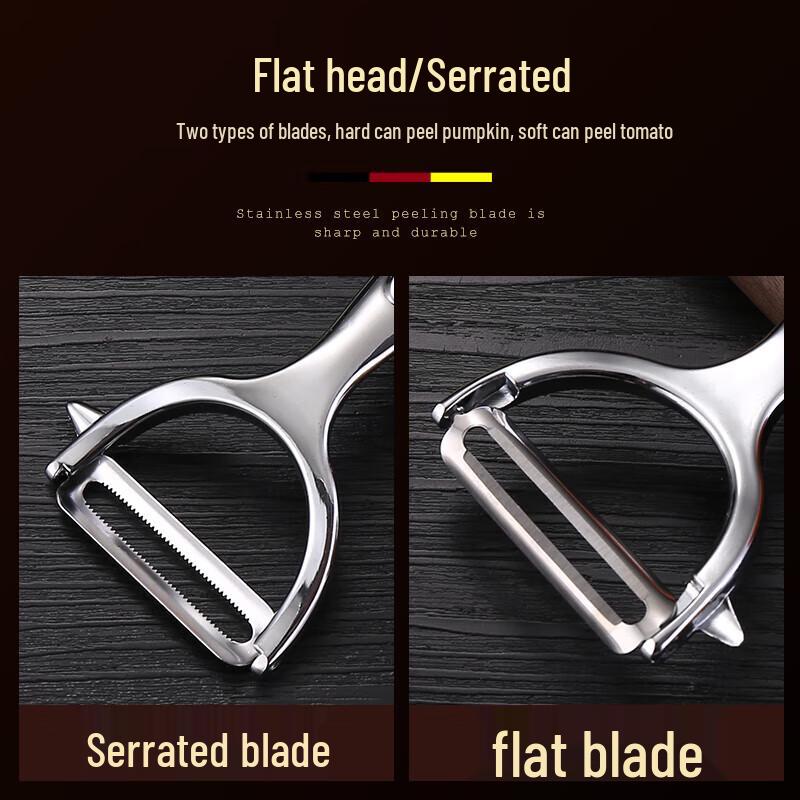 LETGANT Multifunktionaler gezahnter Schäler