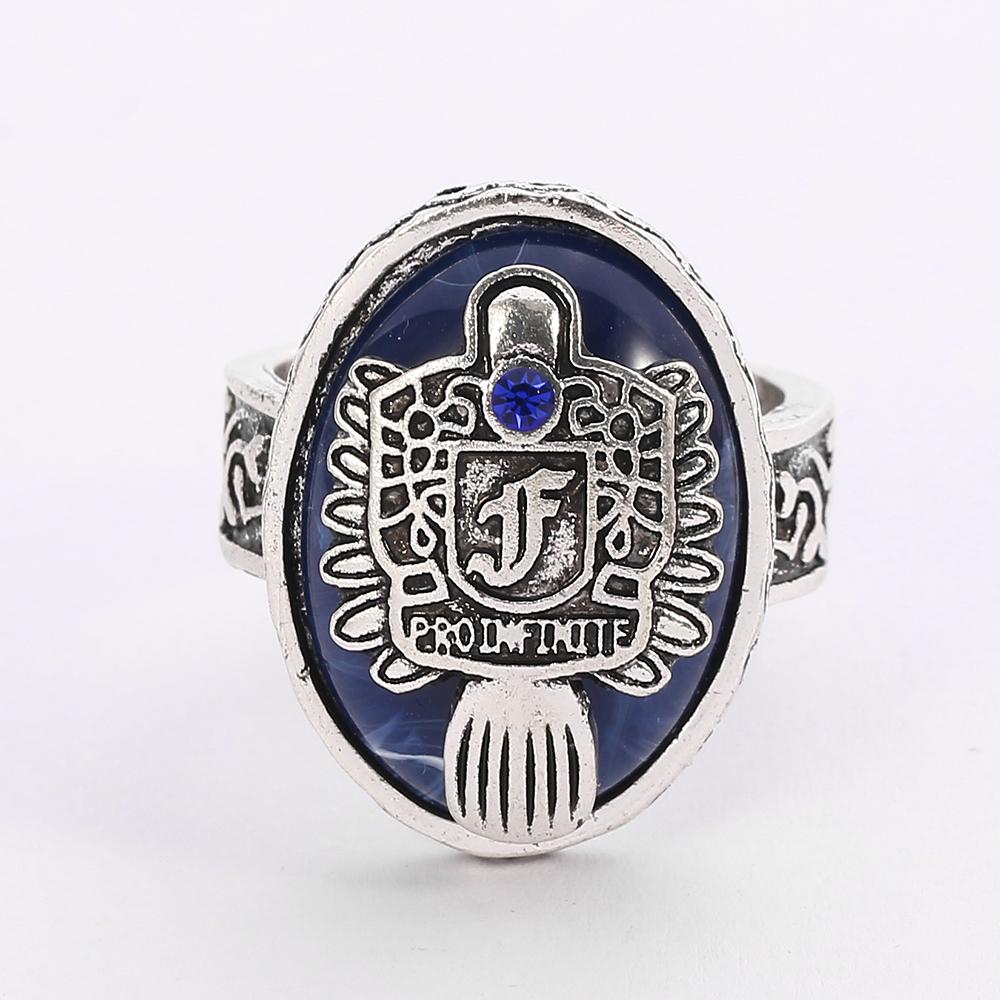 The Vampire Diaries A-Z 26 Písmen Prsten Pro Ženy A Muže Abecední Iniciály Gotické Šperky Salvatore Damon Znovuzrozený Denní Světlo Prsten