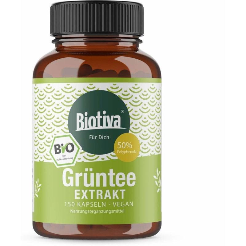 

Biotiva Organic Green Tea Extract 150 Capsules (Vegan)