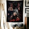 Lady Gaga poster Wall Hanging Printed Fabric Blanket Decorative Tapestries for Bedroom Living Room Home Decor