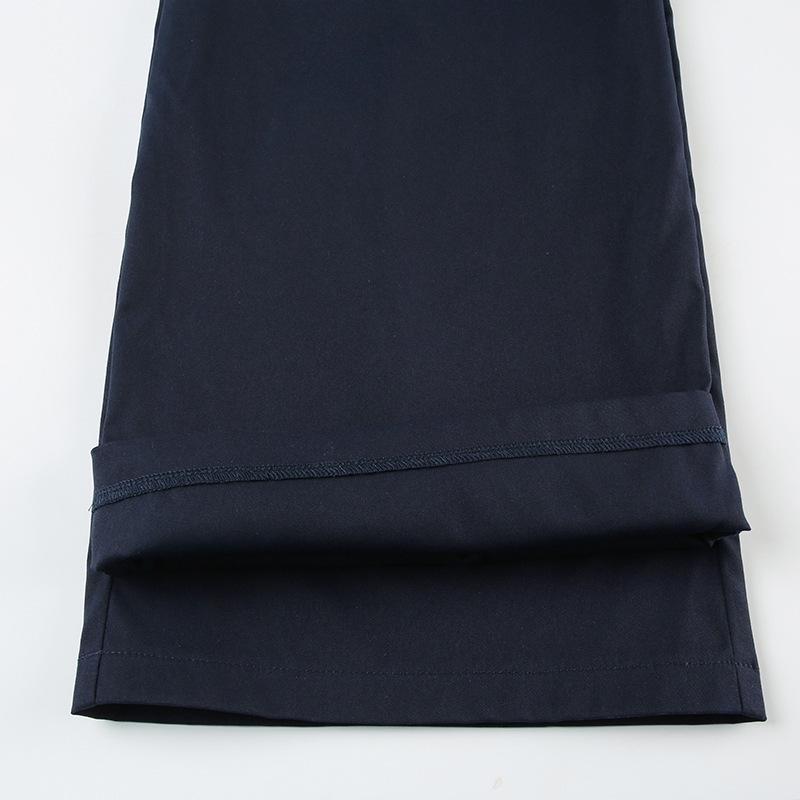 American Street Style Casual Cargo Pants - Solid Color, Low Rise, Loose Fit, Comfortable, Straight Leg with Pocket