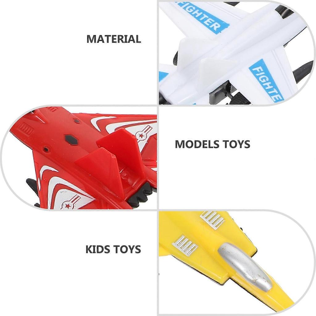 Plastic Airplane Toy Fighter Toy for Kids Use Pack of 8 Models