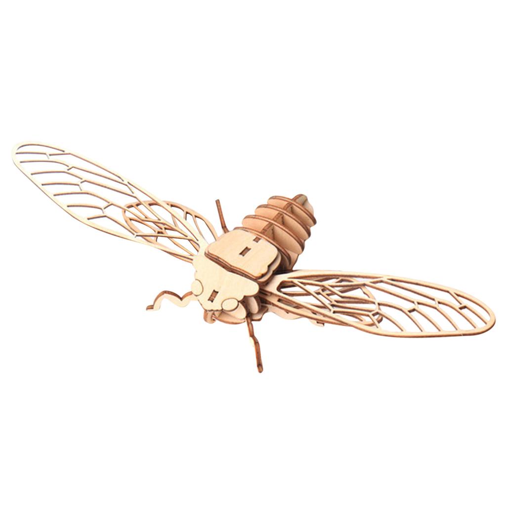 Buy Insect Puzzle Wooden DIY Assembly 3D Puzzle Toy Educational Puzzle ...