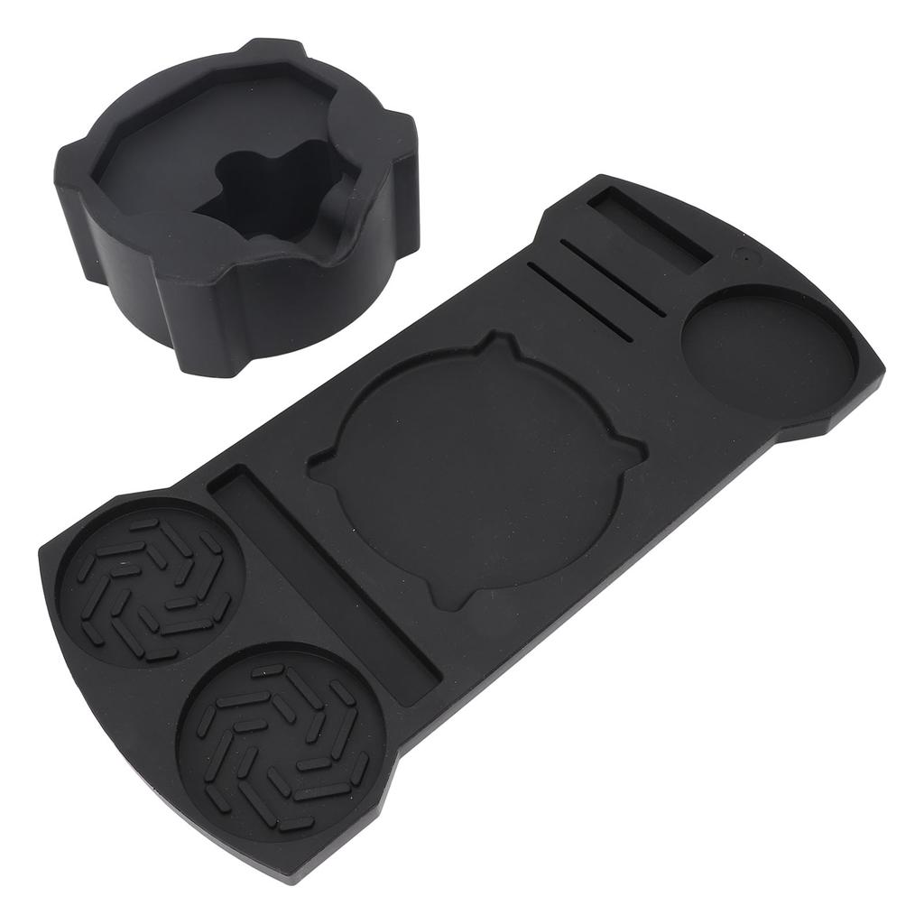 Coffee Tamping Station Silicone Storage Mat Distributor Tamper Stand for 51mm 53mm 58mm Handle