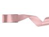 PartyDeco Satin Ribbon, Light Dusty Pink, 25mm/25m