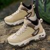 Niedrige Knöchelboots Herren Abenteuer Wanderschuhe Rutschfest Outdoor Herbst Winter Kurze Stiefel Rutschfest Geeignet für Wanderschuhe
