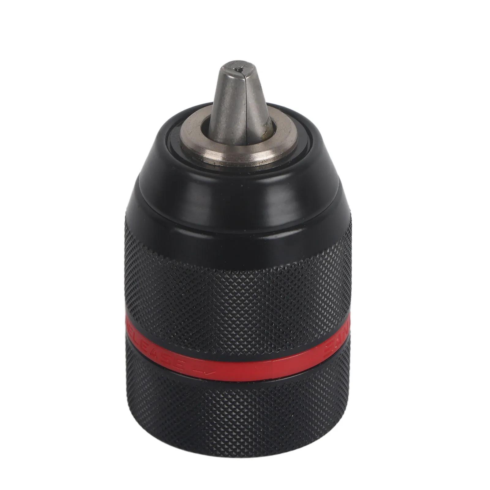 

13mm Metal Drill Chuck 1/2 Mount Self Locking Keyless Drill Chuck Electric Drill Chuck Metal Drill Chuck 3/8 Thread Drill Chuck чорний